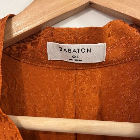 Babaton Power Blouse in Rich Cognac - size XXS - Picture 7 of 12